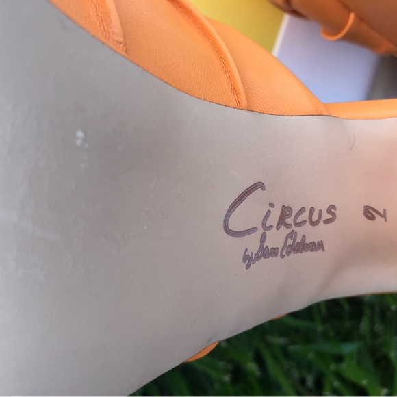 Neon orange Sam Edelman Platform Heels - Picture 5 of 8